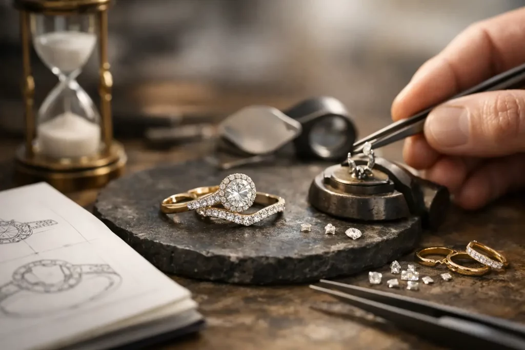 How Long Does a Custom Wedding Ring Take?