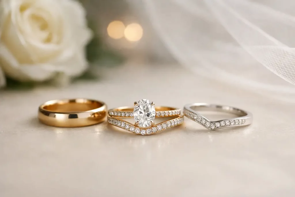 Wedding Rings for Low Set Engagement Rings