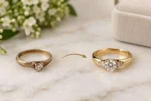 Wedding Ring Remake Case Study for Heirloom Gold