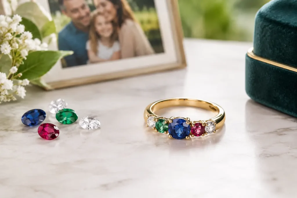 Your Family Gemstone Wedding Ring Project